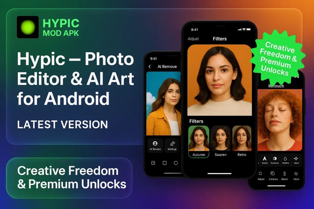 Hypic Mod APK v7.9.0 (Vip Unlocked) – Download the Ultimate AI Trending Photo Editor 3 hypic-mod-apk-for-android